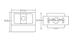 C136-AHD Metal Rear-view IR Camera