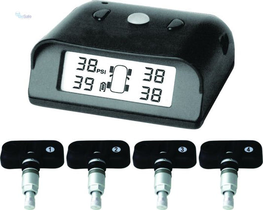 Tyre Pressure Monitoring System - Internal 4 Sensors - Safety Essentials